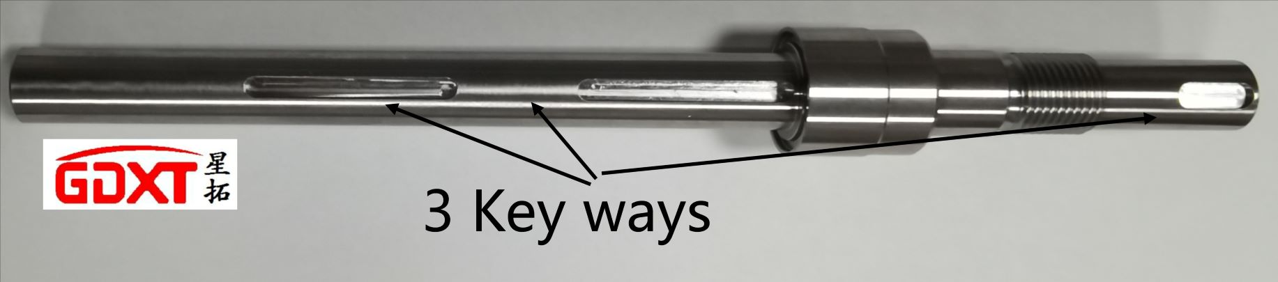 Long & thin shaft with key way